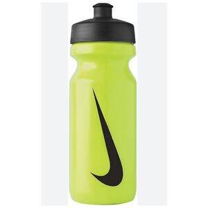 NIKE Big Mouth 22 oz Squeezable Push Pull Spout Neon Green Black Water Bottle